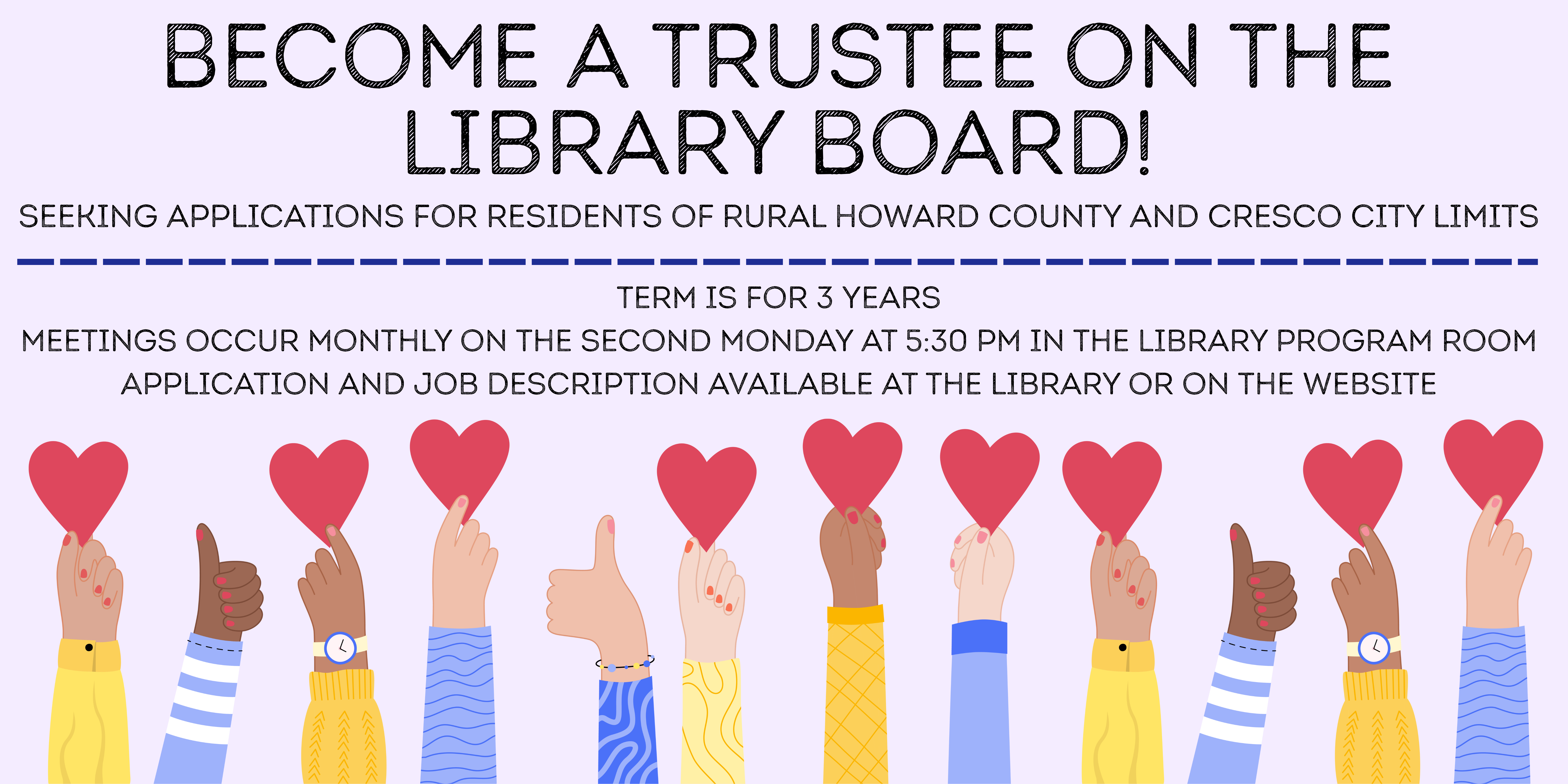 Library Trustee Job Description and Application